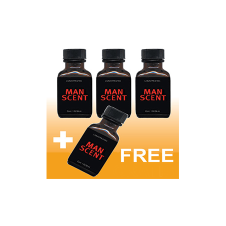 4X Manscent Retro - 25ml - BESTprice Poppers