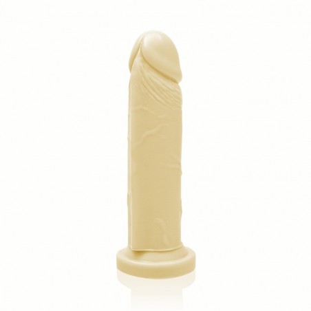SI IGNITE Cock with Suction, 18 cm (7 in), Ivory - TOYS