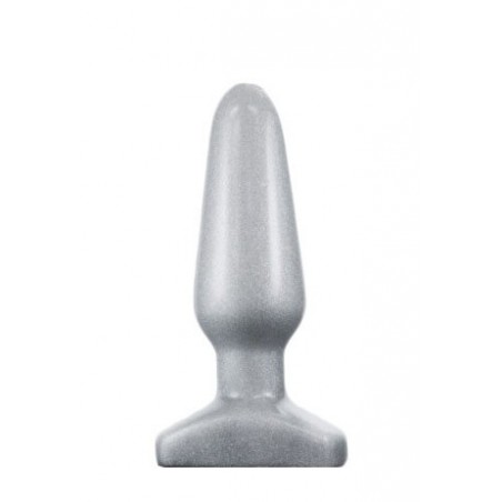 HIDDEN DESIRE Butt Plug “The Bold”, Silver (M) - TOYS
