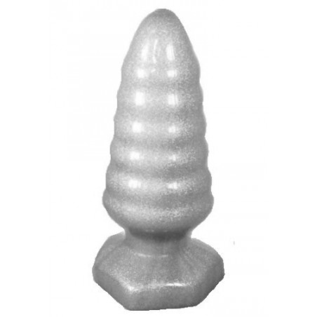 HIDDEN DESIRE Butt Plug Screwhead, Silver (L) - TOYS